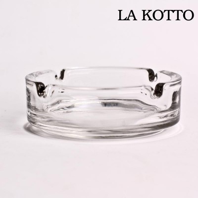 107mm round  transparent ashtray