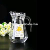 1.3L glass cold water jug /juice kettly with handle glass pitcher