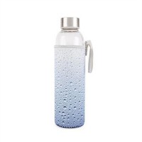 Custom 500ML  Borosilicate Drinking Glass Water Bottle