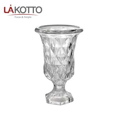 Flower Vases Small Nordic Plant Bud Modern Clear Cheap Decoration Transparent Wedding Metal Glass Flower Vases For Home Decor